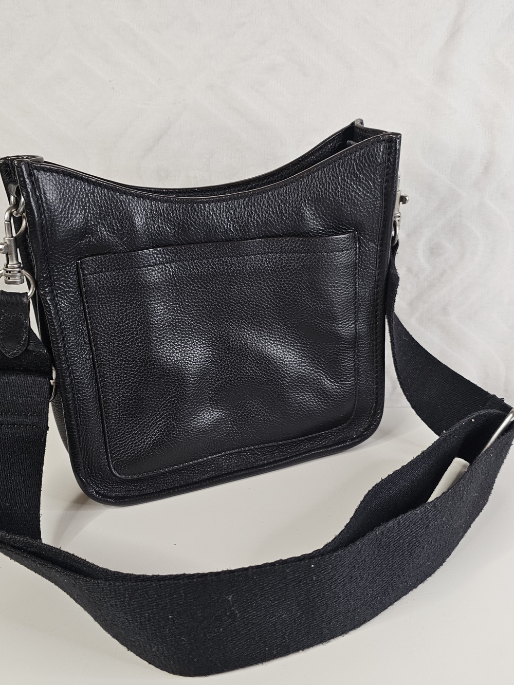 Jjill Black Leather Crossbody Messenger Bag - Picture 5 of 9